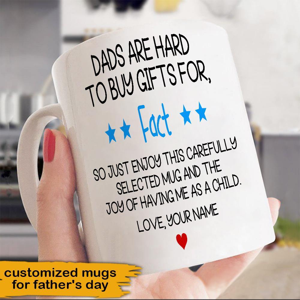 Personalized Father's Day Gifts for Dad - Custom Christmas Gifts for Father