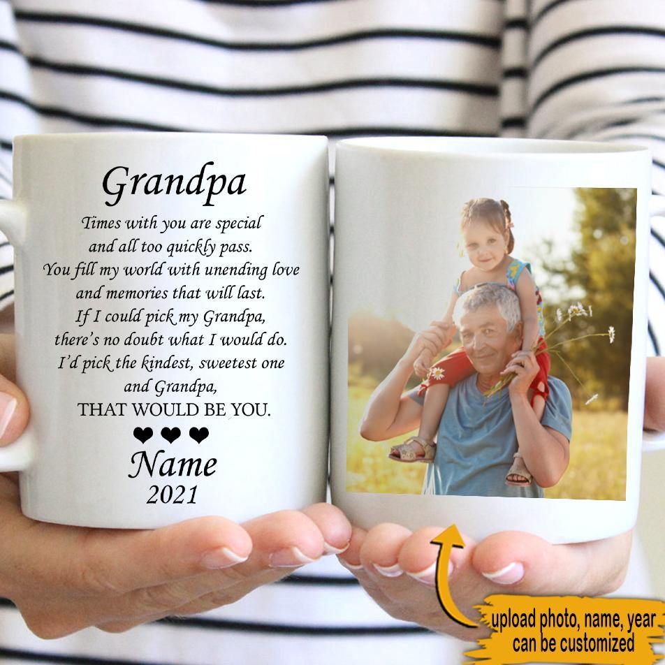 Father's Day Custom Mug Grandpa Times With You Are Special Personalized Gift - PERSONAL84