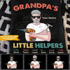 Father&#39;s Day Custom T Shirt Grandpa&#39;s Little Helper Personalized Gift - PERSONAL84