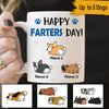 Father&#39;s Day Dog Custom Mug Happy Farters Day Personalized Gift - PERSONAL84