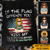 Female Veteran Custom Shirt If The Flag Offends You Personalized Gift - PERSONAL84