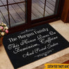 Feminism Doormat This House Runs On Feminism &amp; Caffeine &amp; Social Justice Personalized Gift - PERSONAL84