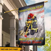 FireFighter Custom Flag Stand For The Flag Kneel For The Fallen Personalized Gift - PERSONAL84