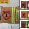 FireFighter Custom Pillow FireFighter Uniform Fire DepartmentPersonalized Gift - PERSONAL84
