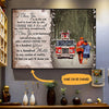 Firefighter Custom Poster I Choose You To Do Life Valentine&#39;s Day Personalized Gift - PERSONAL84
