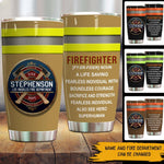 FireFighter Custom Tumbler Fact Personalized Gift - PERSONAL84