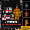 Firefighter Dad Custom T Shirt Fire Bod Like A Dad Bod But With More Knee Pain Personalized Gift - PERSONAL84