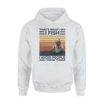 Fishing, Bear I Fish And Avoid People - Standard Hoodie - PERSONAL84