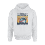 Fishing, Beer I Rescue Fish From Water Beer From Bottles - Standard Hoodie - PERSONAL84