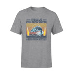 Fishing, Beer I Rescue Fish From Water Beer From Bottles - Standard T-shirt - PERSONAL84