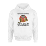 Fishing, Beer Lady Fishing Beer- Standard Hoodie - PERSONAL84