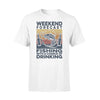 Fishing, Beer Weekend Forecast Fishing With A Chance Of Drinking - Standard T-shirt - PERSONAL84