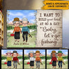 Fishing Custom Poster I Want To Hold Your Hand Personalized Valentine&#39;s Day Gift For Old Couple - PERSONAL84