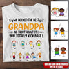 Fishing Custom T Shirt We Hooked The Best Grandpa No Trout About It Personalized Gift - PERSONAL84
