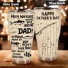 Fishing Custom Tumbler Holy Mackerel You&#39;re One Great Dad No Trout About It Happy Father&#39;s Day Personalized Gift - PERSONAL84