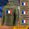 France Veteran Custom Hoodie Served In Military Base Personalized Gift - PERSONAL84