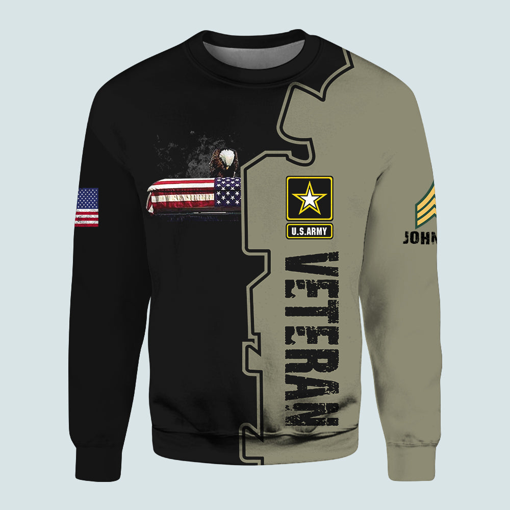 Veteran Custom All Over Printed Shirt Personalized Gift For Memorial Day