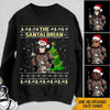 Funny Christmas Dad Custom Shirt The Santalorian Personalized Gift - PERSONAL84