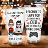Gamer Custom Tumbler I Will Be There For You Personalized Valentine&#39;s Day Gift For Couple - PERSONAL84