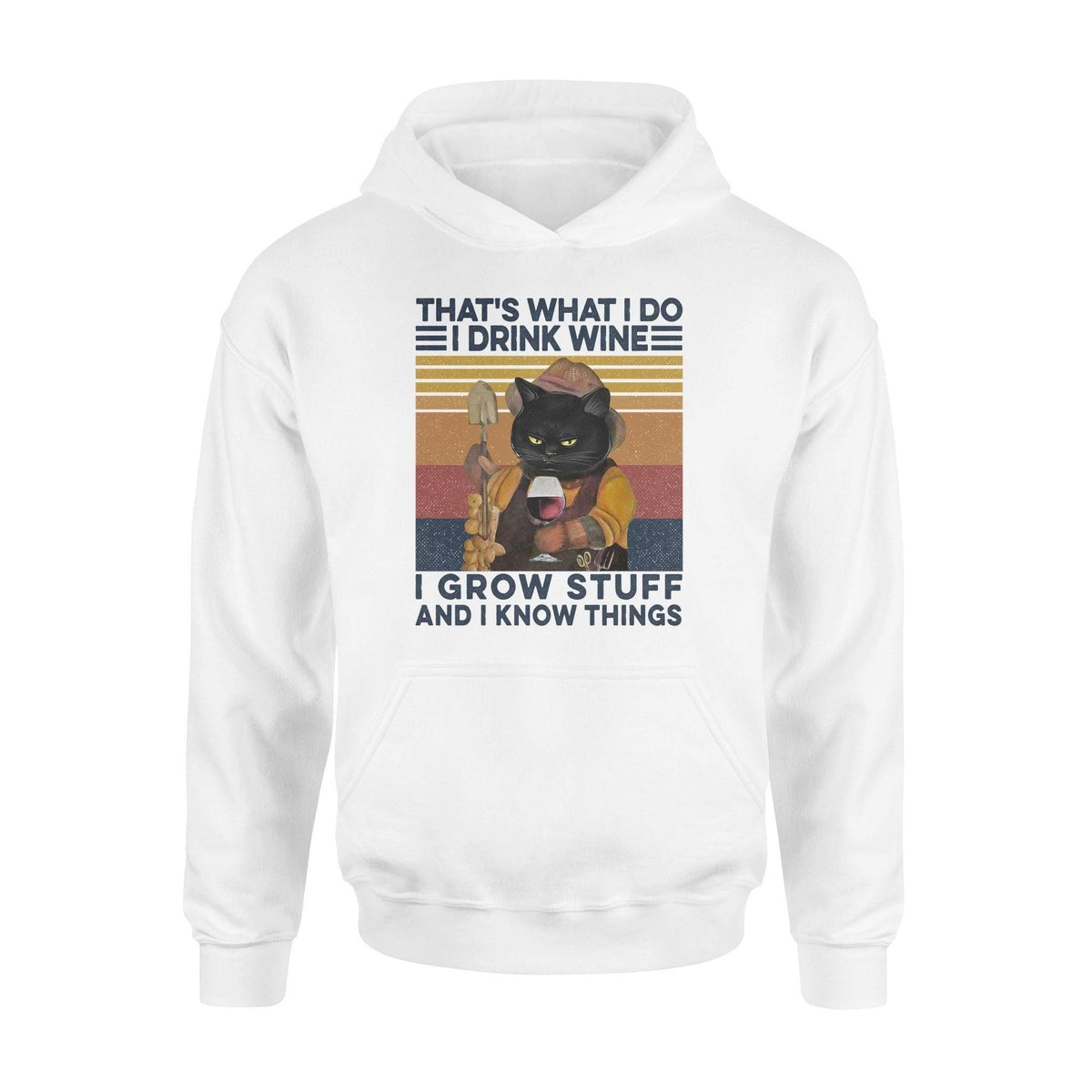 Gardening, Black Cat That's What I Do - Standard Hoodie - PERSONAL84