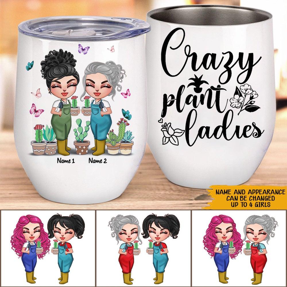 Gardening Custom Wine Tumbler Hoeing Ain't Easy Personalized Gift - PERSONAL84