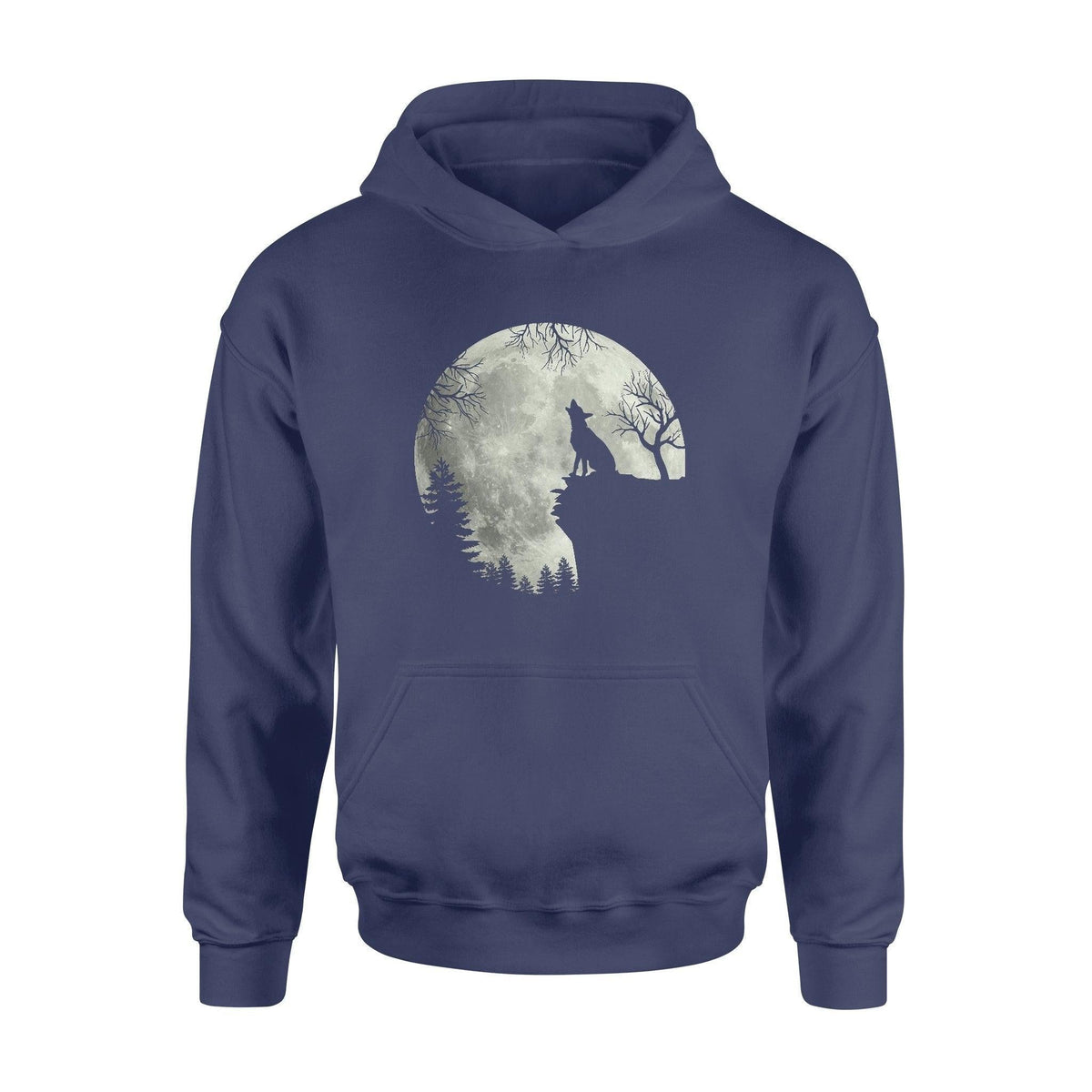 German Shepherd German Shepherd And The Moon - Standard Hoodie - PERSONAL84