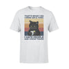Gin, Cat Cat Drink Gin I Hate People - Standard T-shirt - PERSONAL84