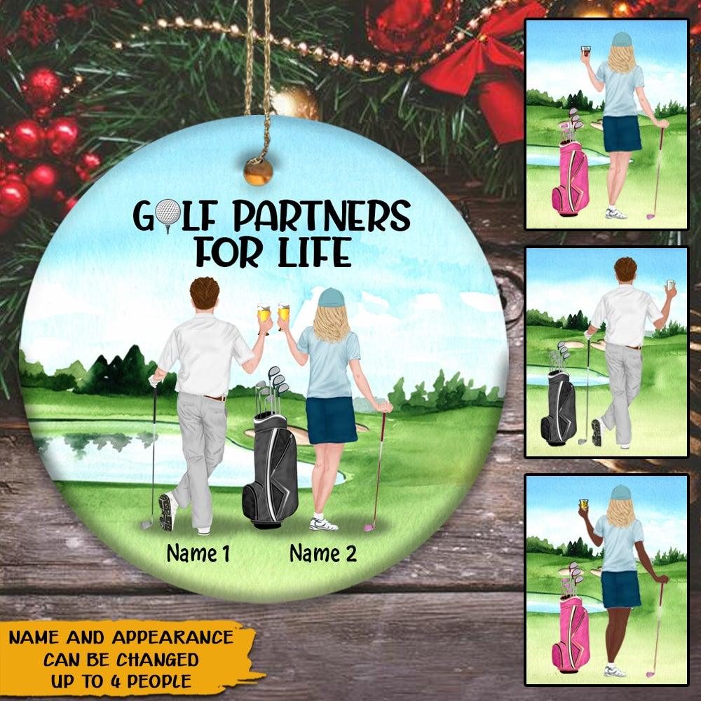 Golf Custom Ornament Golf Partners For Life Christmas Personalized Gift - PERSONAL84