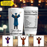 Graduation Custom Tumbler Senior Facts 2021 Personalized Gift - PERSONAL84