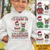 Grandkid Custom Shirt Grow Up To Be A Super Cool Grandson And Killin It Personalized Gift - PERSONAL84