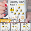 Grandma Custom Mug Grandma&#39;s Reason To Bee Happy Personalized Gift - PERSONAL84