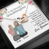 Grandma Custom Necklace To My Granddaughter Hold This Close To Feel My Love Personalized Gift - PERSONAL84