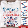 Grandma Custom T Shirt Grandma&#39;s Little Firecracker Independence Day Personalized Gift - PERSONAL84