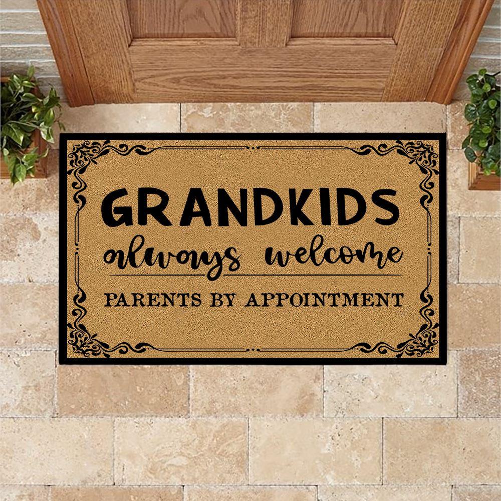 Grandma Doormat Grandkids Always Welcome Parents By Appointment - PERSONAL84