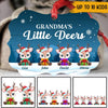 Grandma Grandpa Christmas Custom Ornament Grandma&#39;s Little Deers Personalized Gift For Grandparents - PERSONAL84