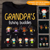 Grandpa Custom T Shirt Grandpa&#39;s Fishing Buddies Father&#39;s Day Personalized Gift - PERSONAL84