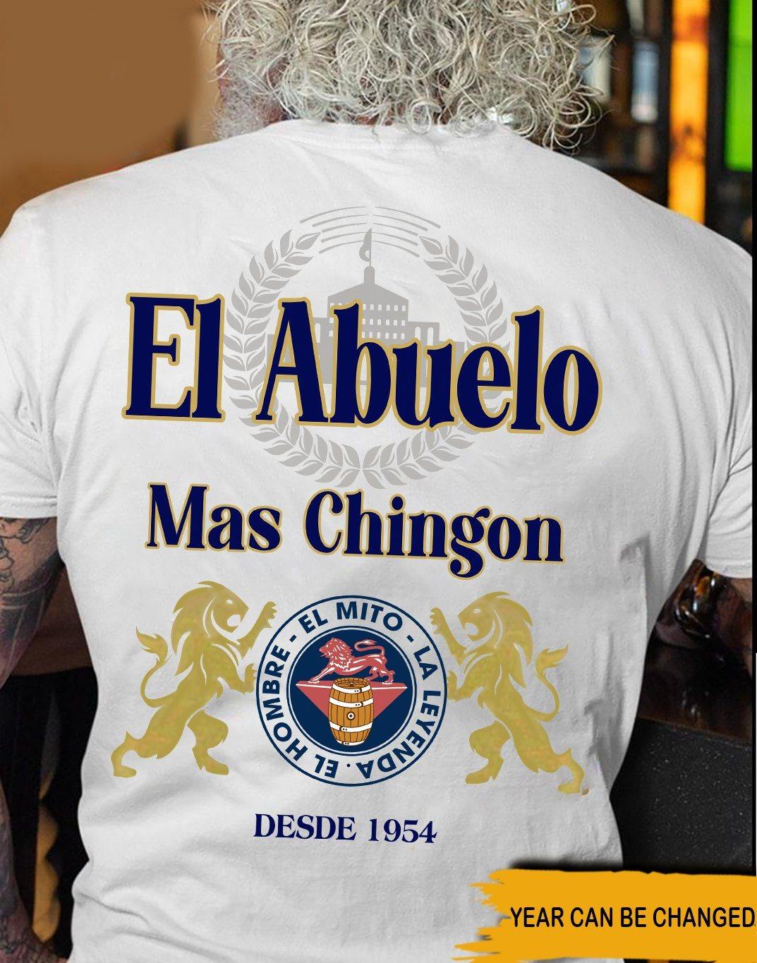 Grandpa Custom T Shirt Spanish Ver Best Grandpa Ever Personalized Gift - PERSONAL84