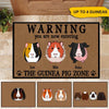 Guinea Pig Custom doormat You Are Now Entering Personalized Gift - PERSONAL84