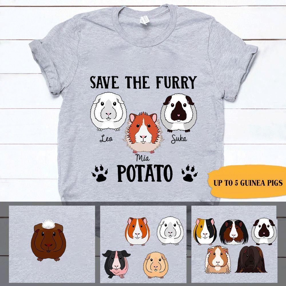 Guinea Pig Custom Save The Furry Potato Personalized Gift - PERSONAL84