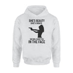 Gun She's Beauty She's Grace She Will Shoot You - Standard Hoodie - PERSONAL84