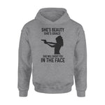 Gun She's Beauty She's Grace She Will Shoot You - Standard Hoodie - PERSONAL84