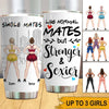 Gym Bestie Custom Tumbler Swole Mates Sisters Personalized Gift - PERSONAL84