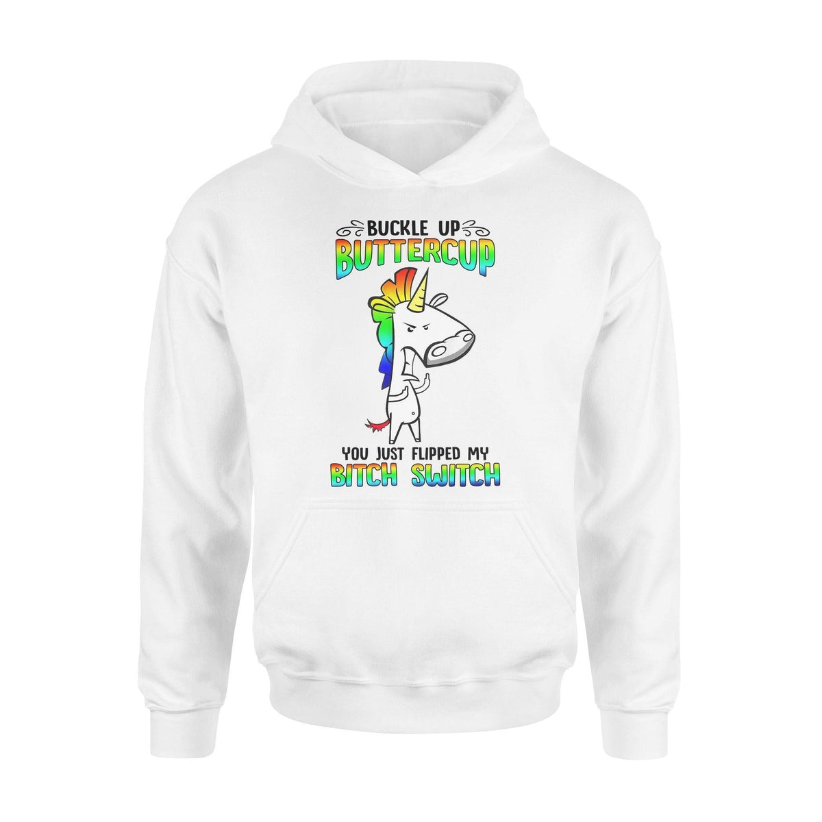 Gym Buckle Up Buttercup - Standard Hoodie - PERSONAL84