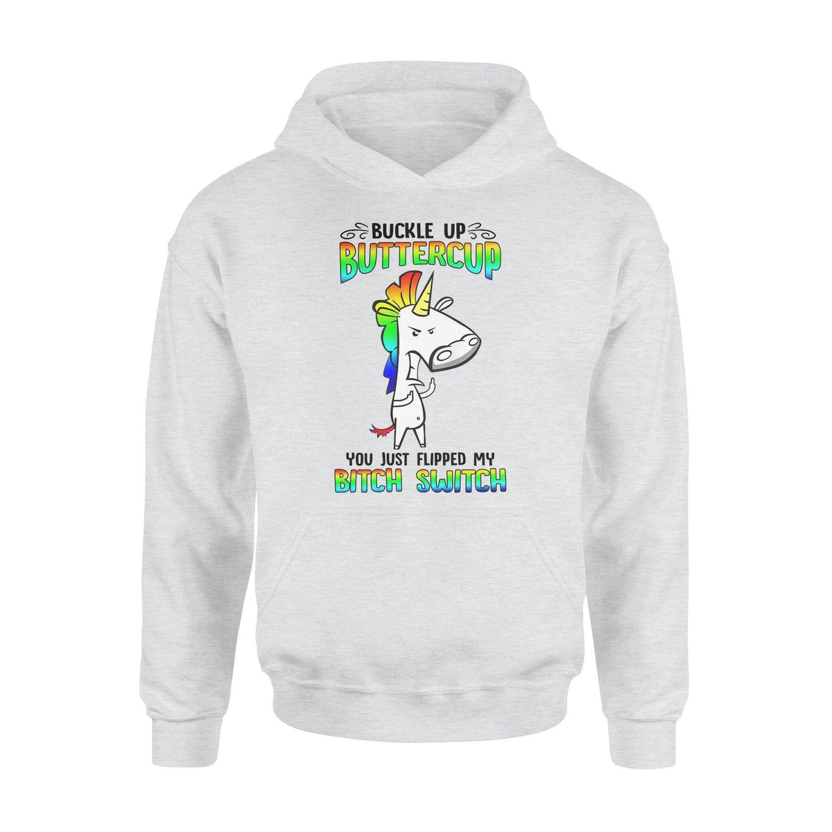 Gym Buckle Up Buttercup - Standard Hoodie - PERSONAL84