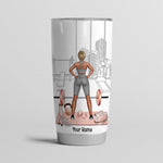 Gym Custom Tumbler The Only BS I Need Is Breakfast & Squats Personalized Gift - PERSONAL84