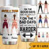 Gym Custom Tumbler We&#39;re A Team On The Bad Days We Workout Harder Personalized Gift For Best Friends - PERSONAL84