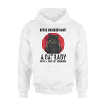 Hairstylist Cat Lady With A Pair Of Scissors - Standard Hoodie - PERSONAL84