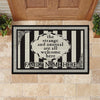 Halloween Custom Doormat The Strange And Unusual Are All Welcome Here Personalized Gift - PERSONAL84
