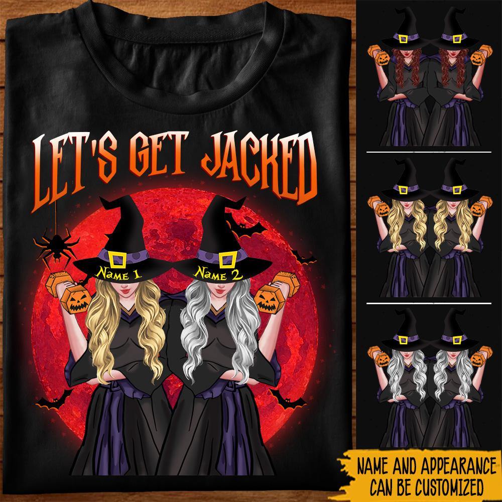 Halloween Custom Shirt Let's Get Jacked Gym Personalized Gift For Gym Bestie - PERSONAL84