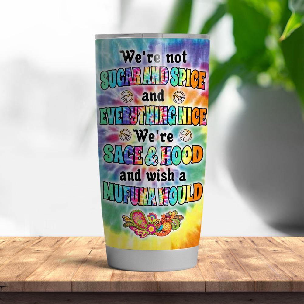 Hippie Custom Tumbler Stop Expecting Normal From Us Bestie Personalized Gift - PERSONAL84